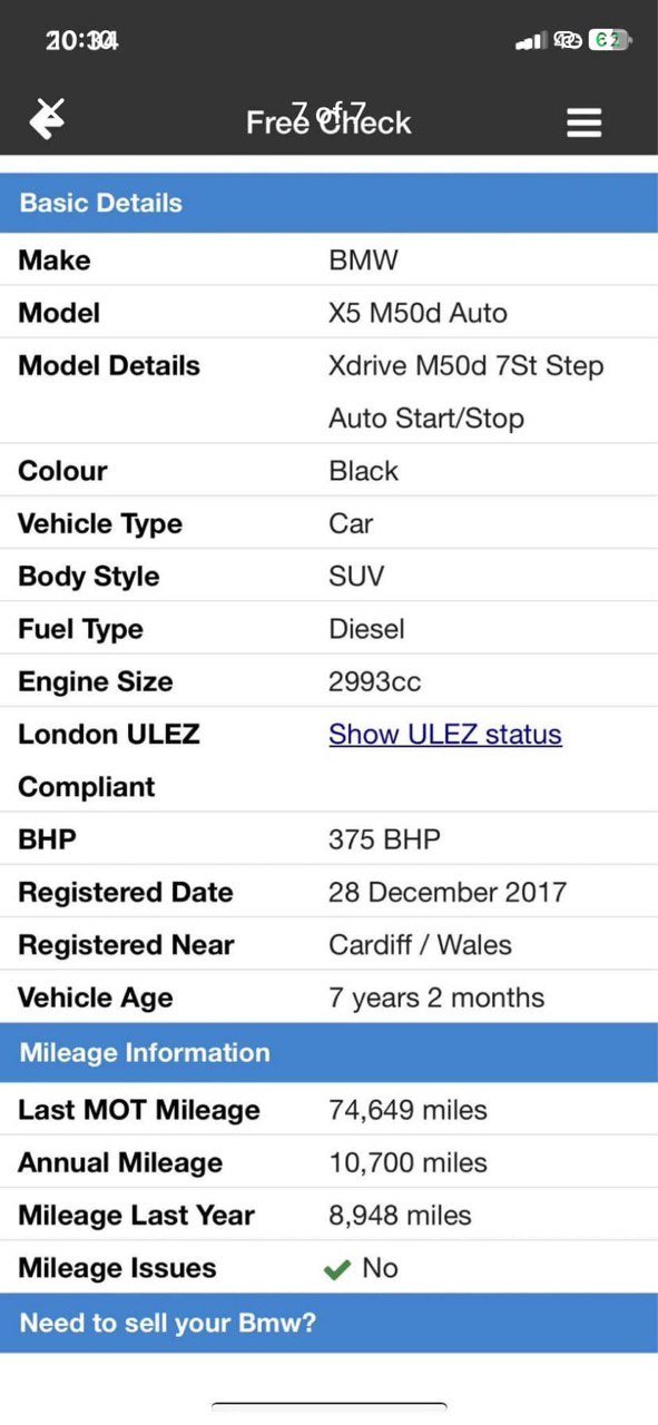BMW X5 F15 M50d N57D30C 381HP 2017 EURO6 Engine