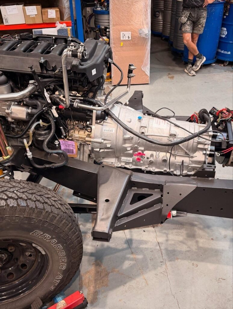 Defender M57 engine swap