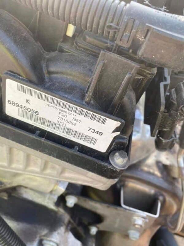 BMW X4 F26 N57 engine