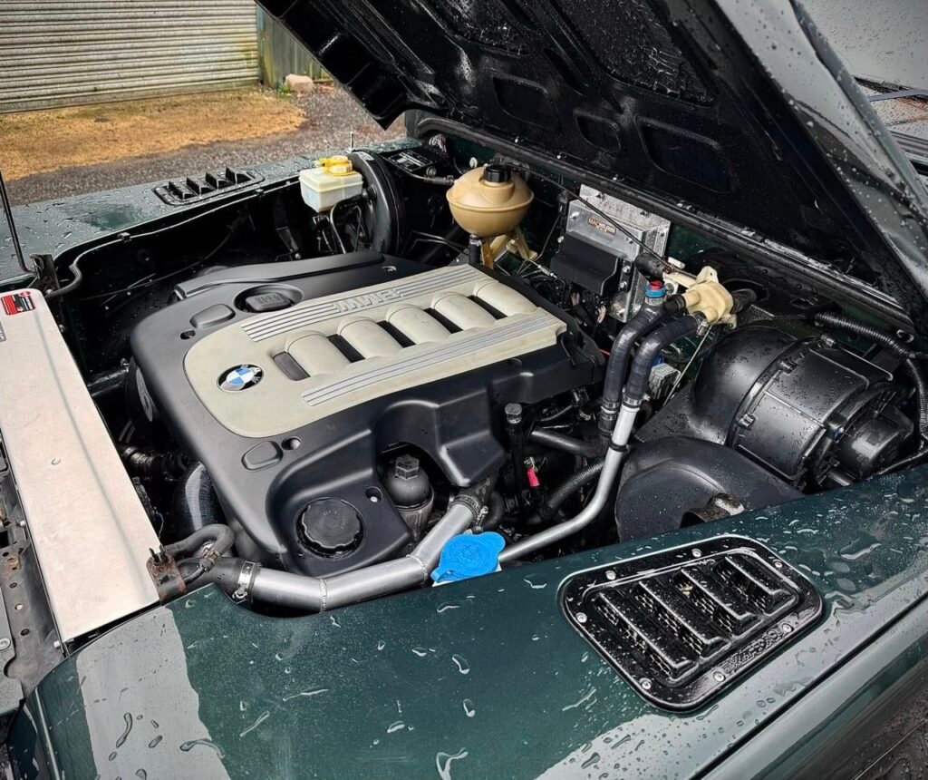 BMW M57 engine installed in Land Rover Defender 110 conversion